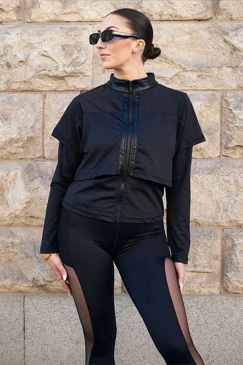 Edge Trainingsjacke Schwarz