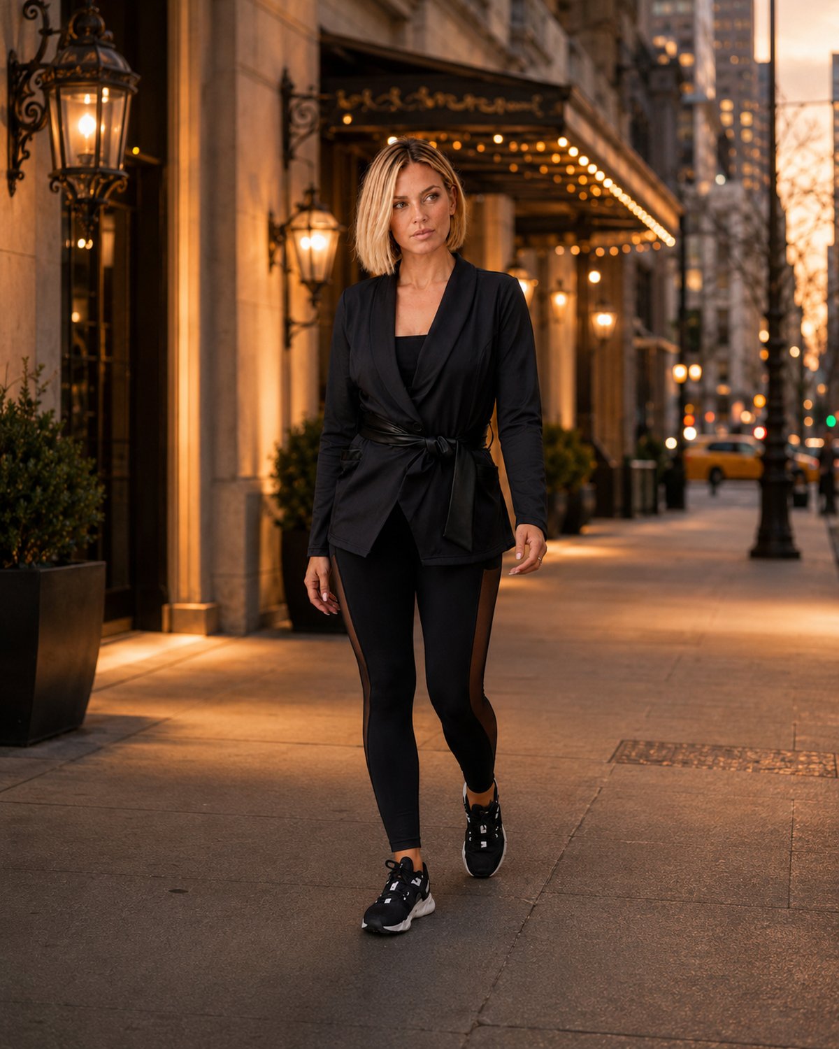 Edge Blazer · Edge Mesh Sculpting Tights